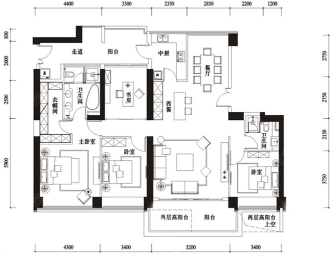 恒立聽海花園新室內軟裝設計動態-別墅設計,軟裝設計,室內設計,豪宅設計,深圳例外軟裝設計公司